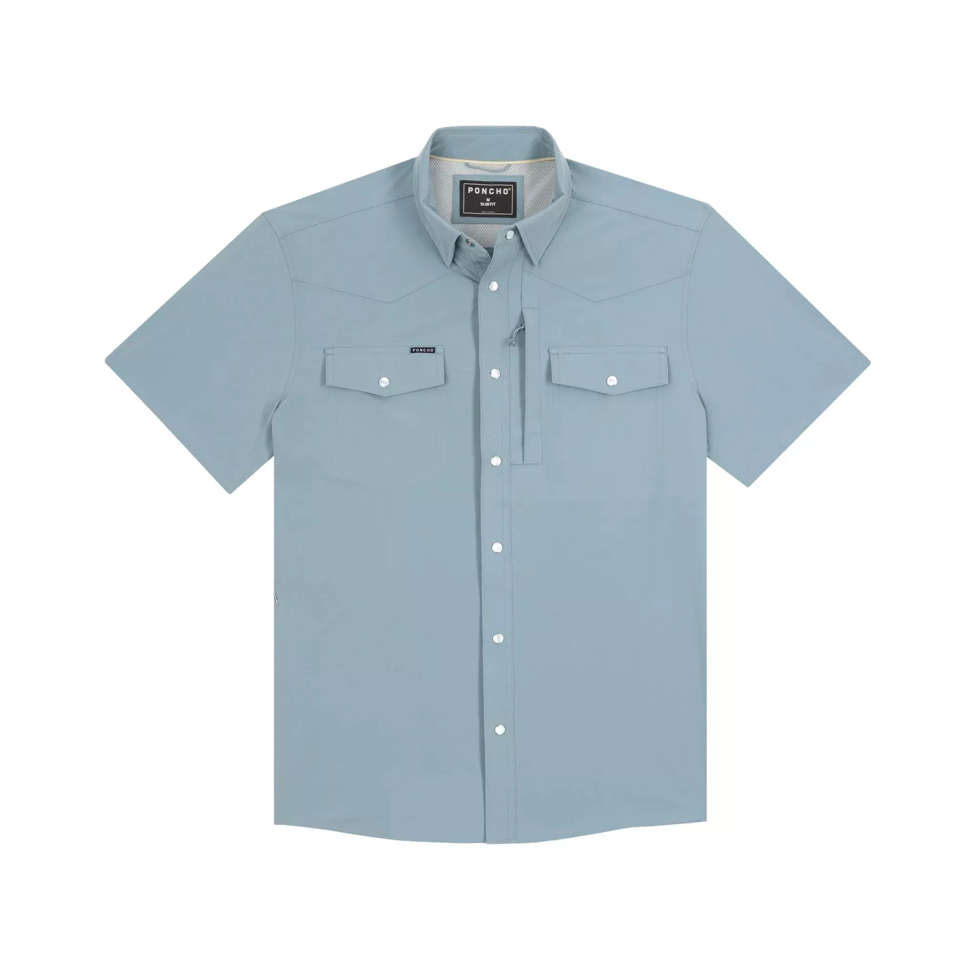 Poncho The Biscayne Western Tuff-Thread Short Sleeve Shirt