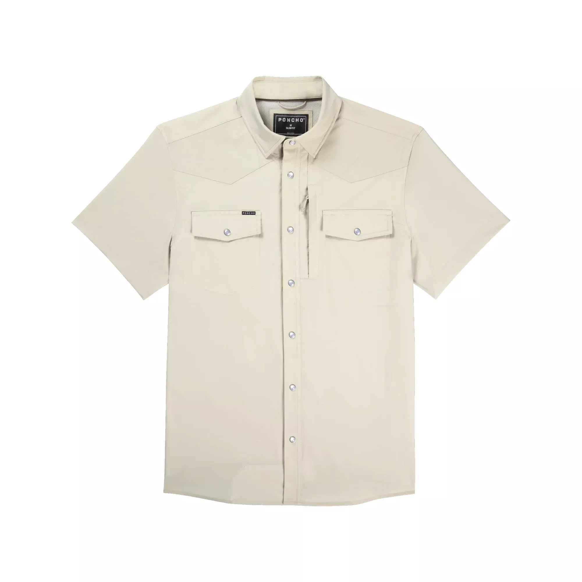 Poncho The Buckskin Western Tuff-Thread Short Sleeve Shirt