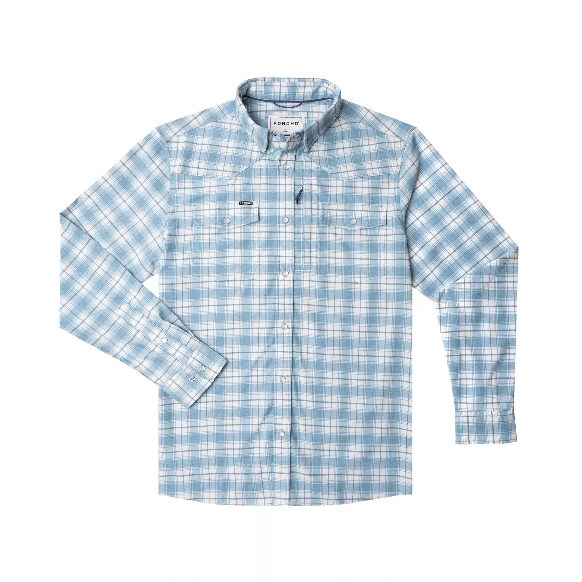 Poncho The Cody Western Flannel Long Sleeve Shirt