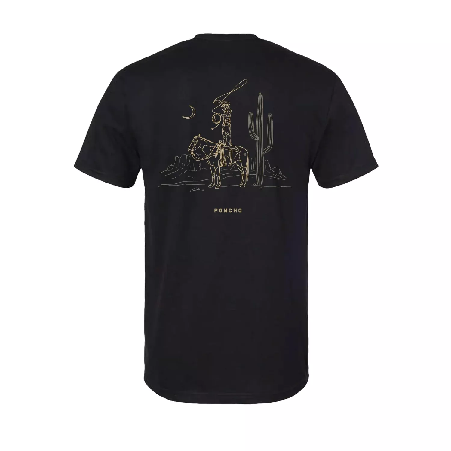 Poncho The Cowboy Moon T-Shirt