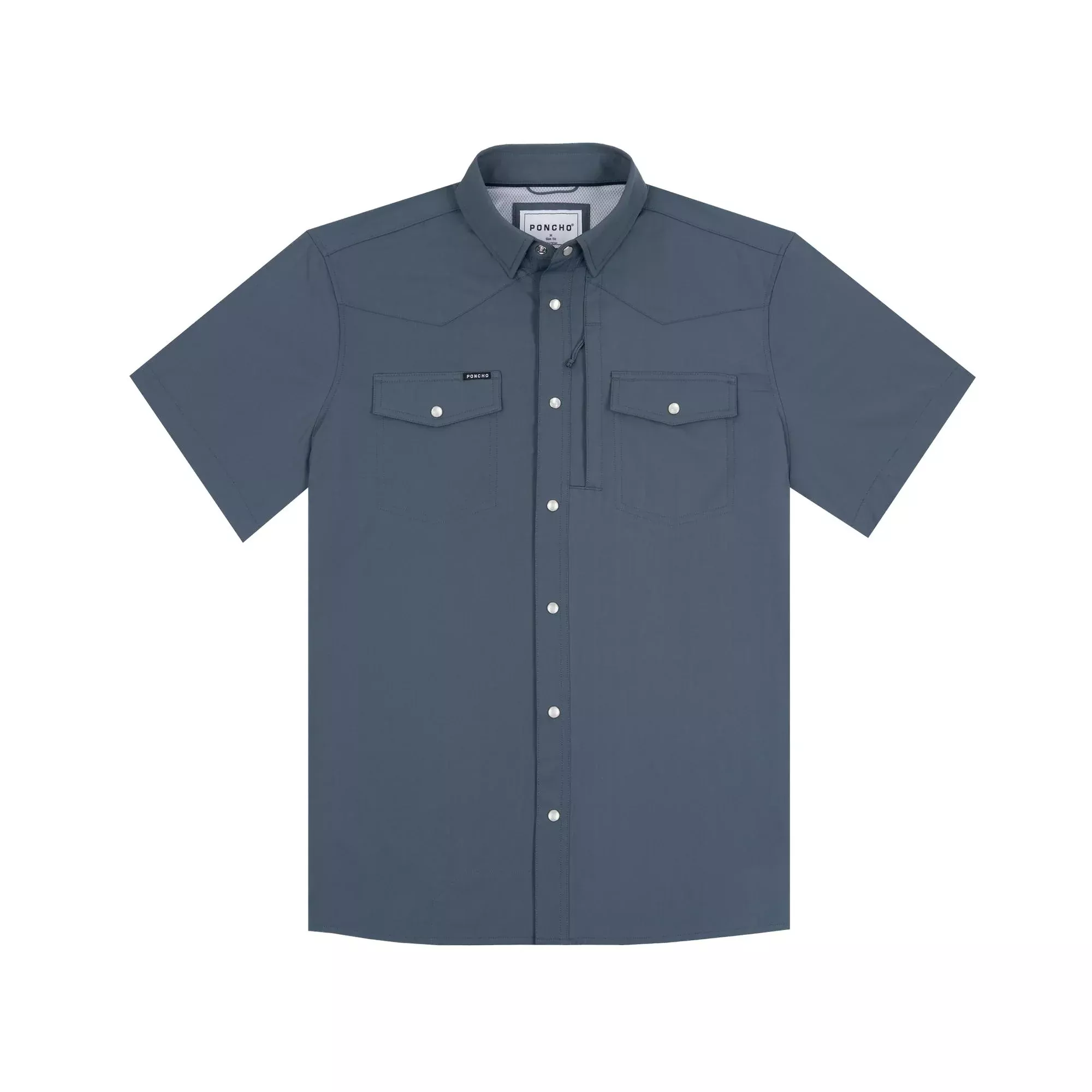 Poncho The Dogtooth Western Short Sleeve Shirt
