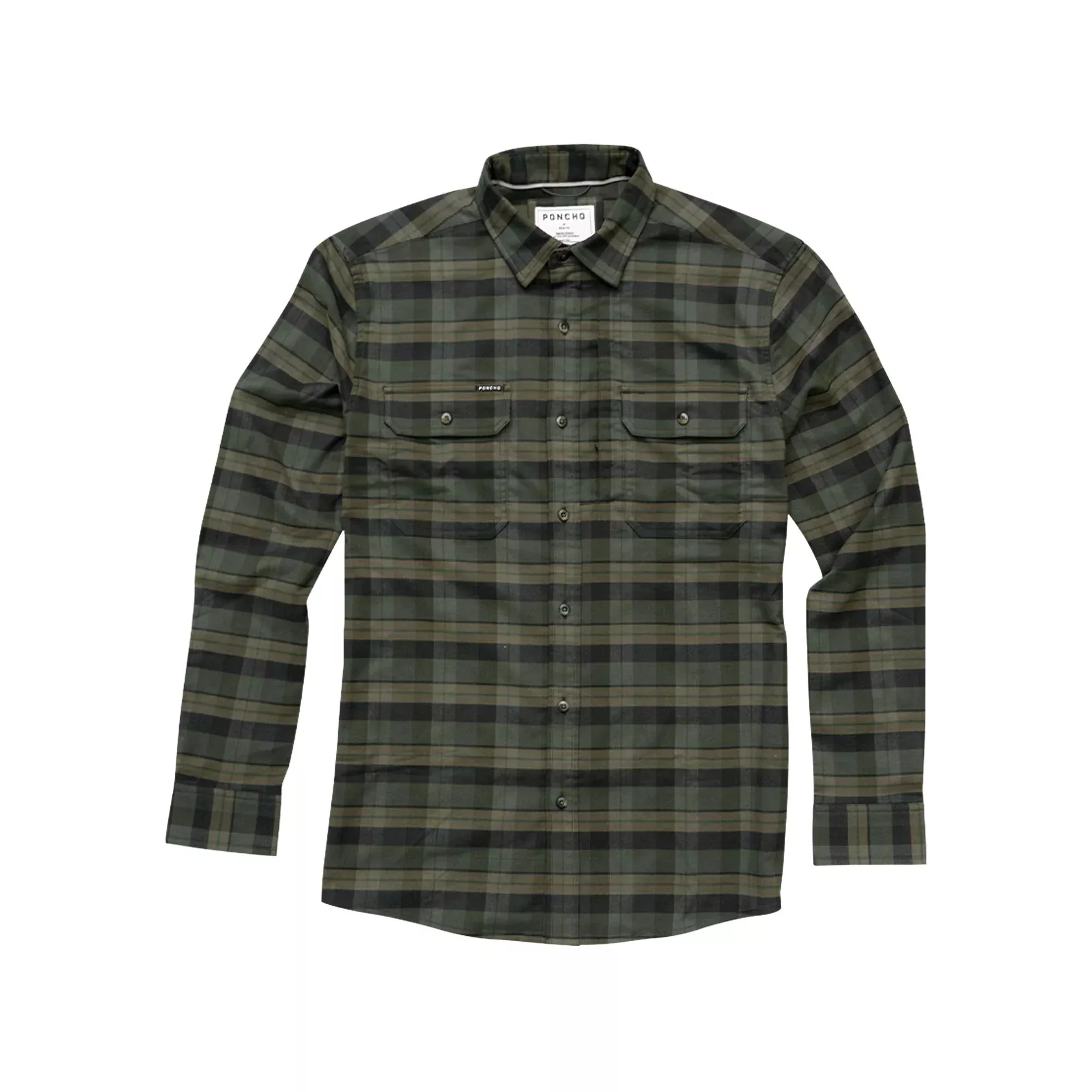 Poncho The Kodiak Original Long Sleeve Flannel
