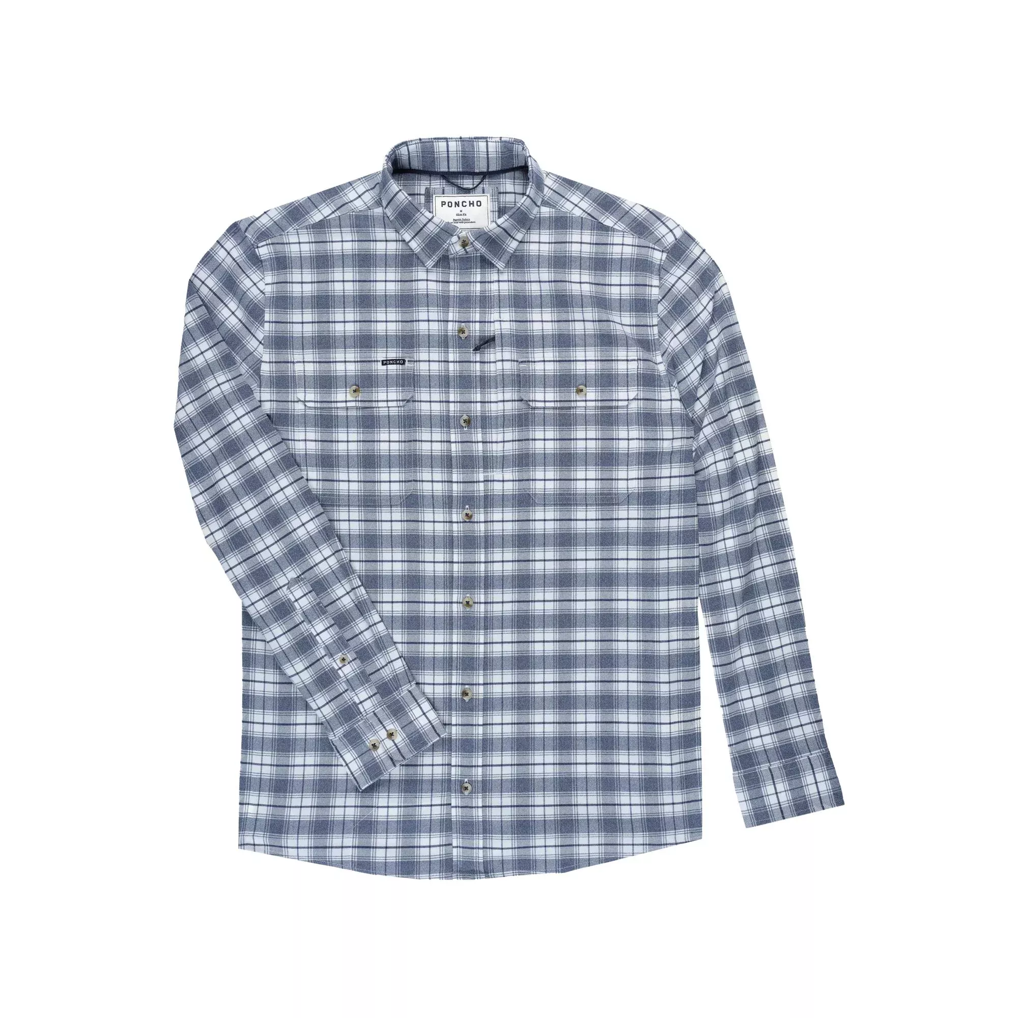 Poncho The Pagosa Original Long Sleeve Flannel