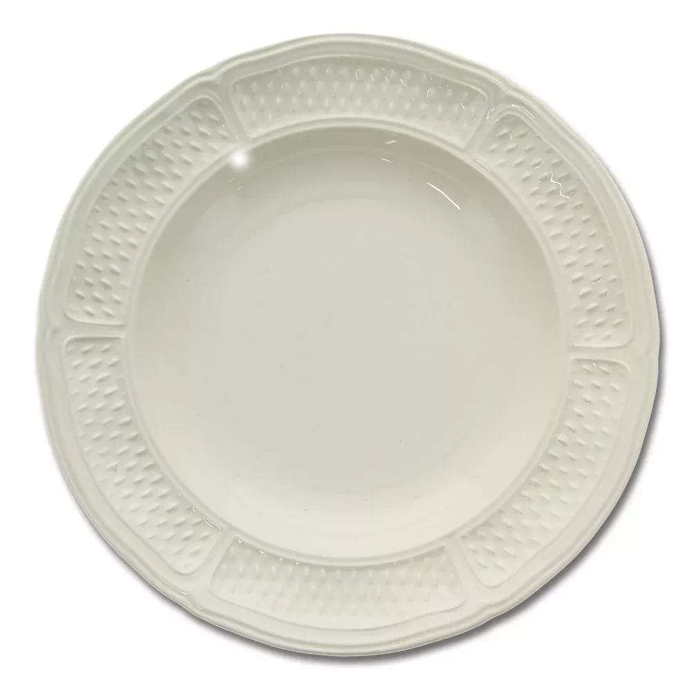 Pont Aux Choux Rim Soup Bowl - White