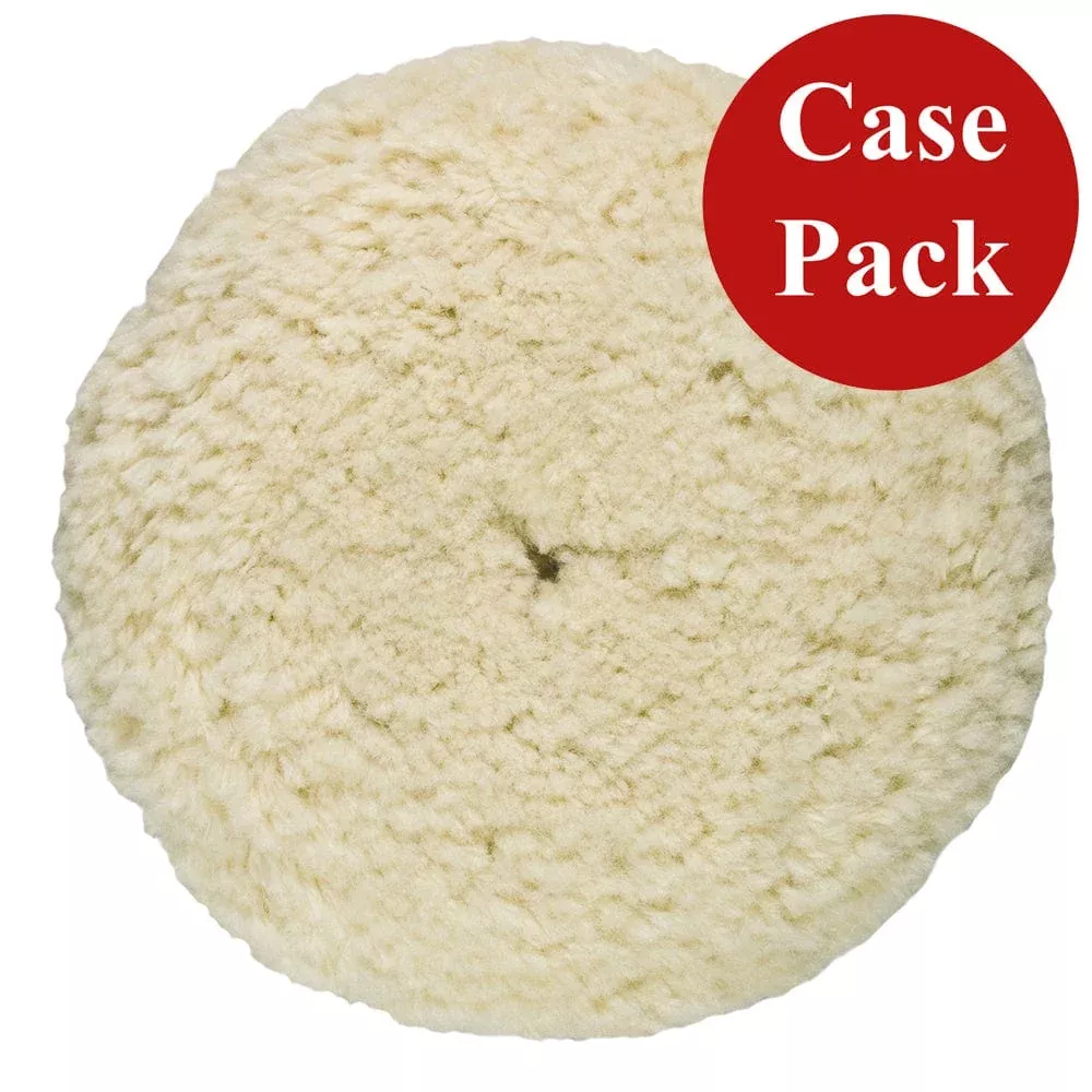 Presta Rotary Wool Buffing Pad – White Heavy Cut – *Case of 12*