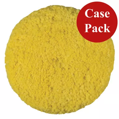 Presta Yellow Medium Cut Wool Buffing Pad - 9-Inch
