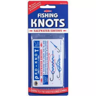Pro-Knot Saltwater Fishing Knot Cards Waterproof Guide