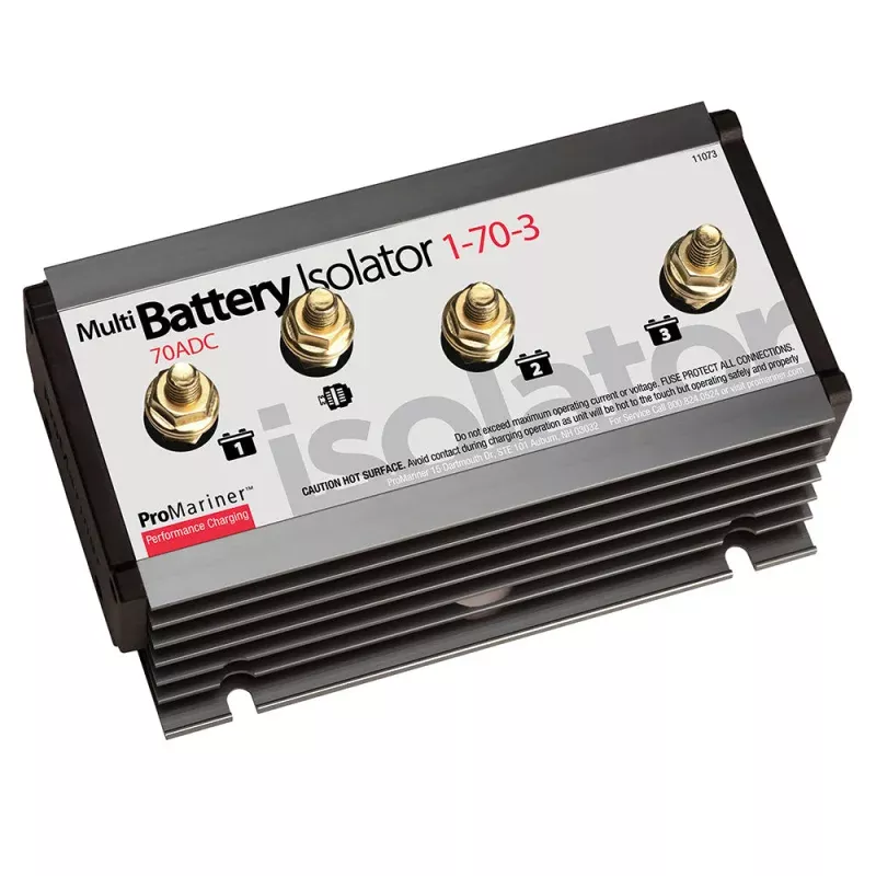 ProMariner Battery Isolator - 1 Alternator - 3 Battery - 70 Amp