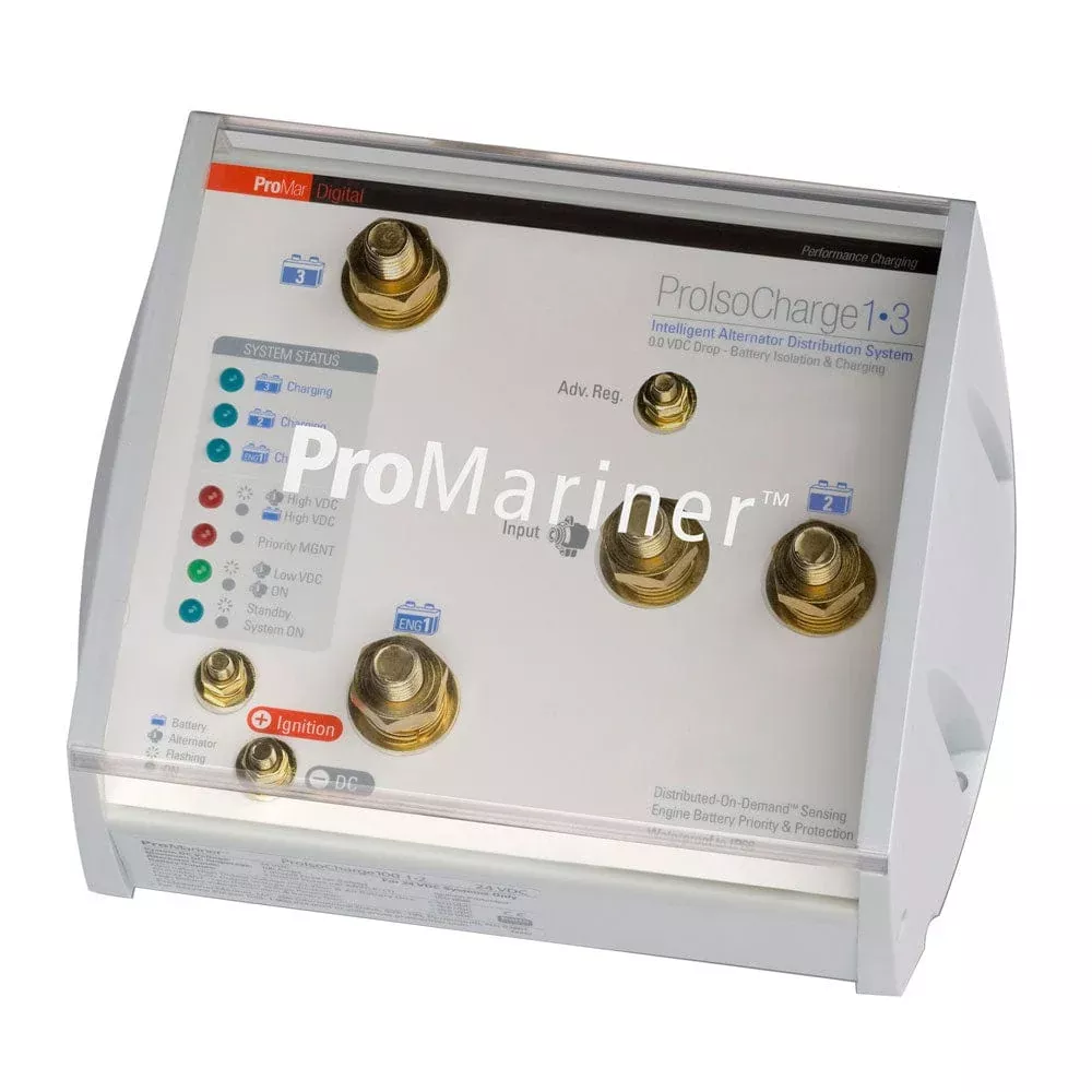ProMariner ProIsoCharge Battery Isolator 180Amp 1-Alt 3-Bat – 12V