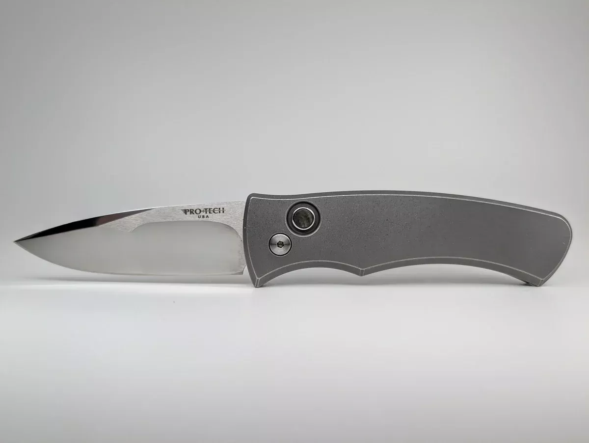 Protech Duke 2 Auto Custom 2025 Blade Atlanta 2 tone Mike Irie Compound Ground polished blade