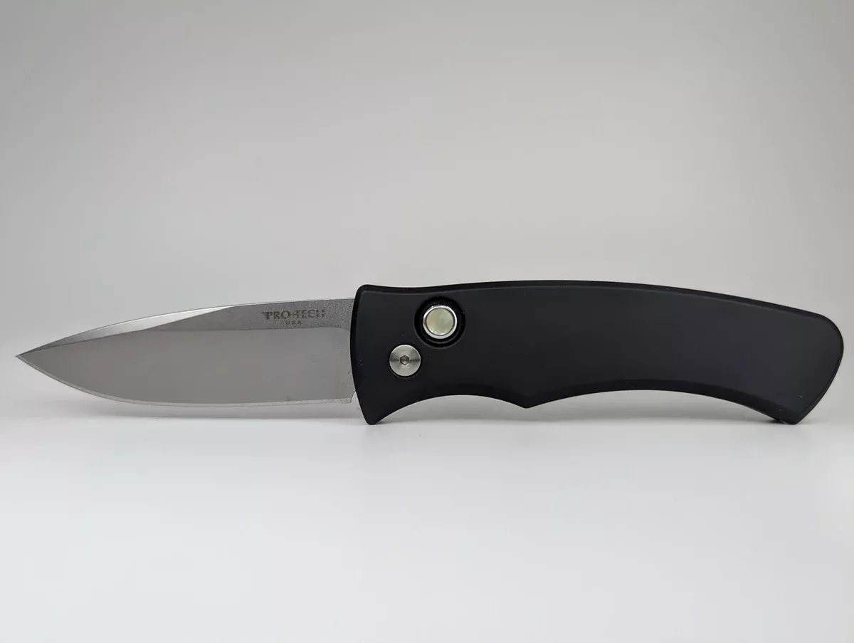 Protech Duke 2 Pearl Button Magnacut Auto Folding Knife Blade Show West 2025