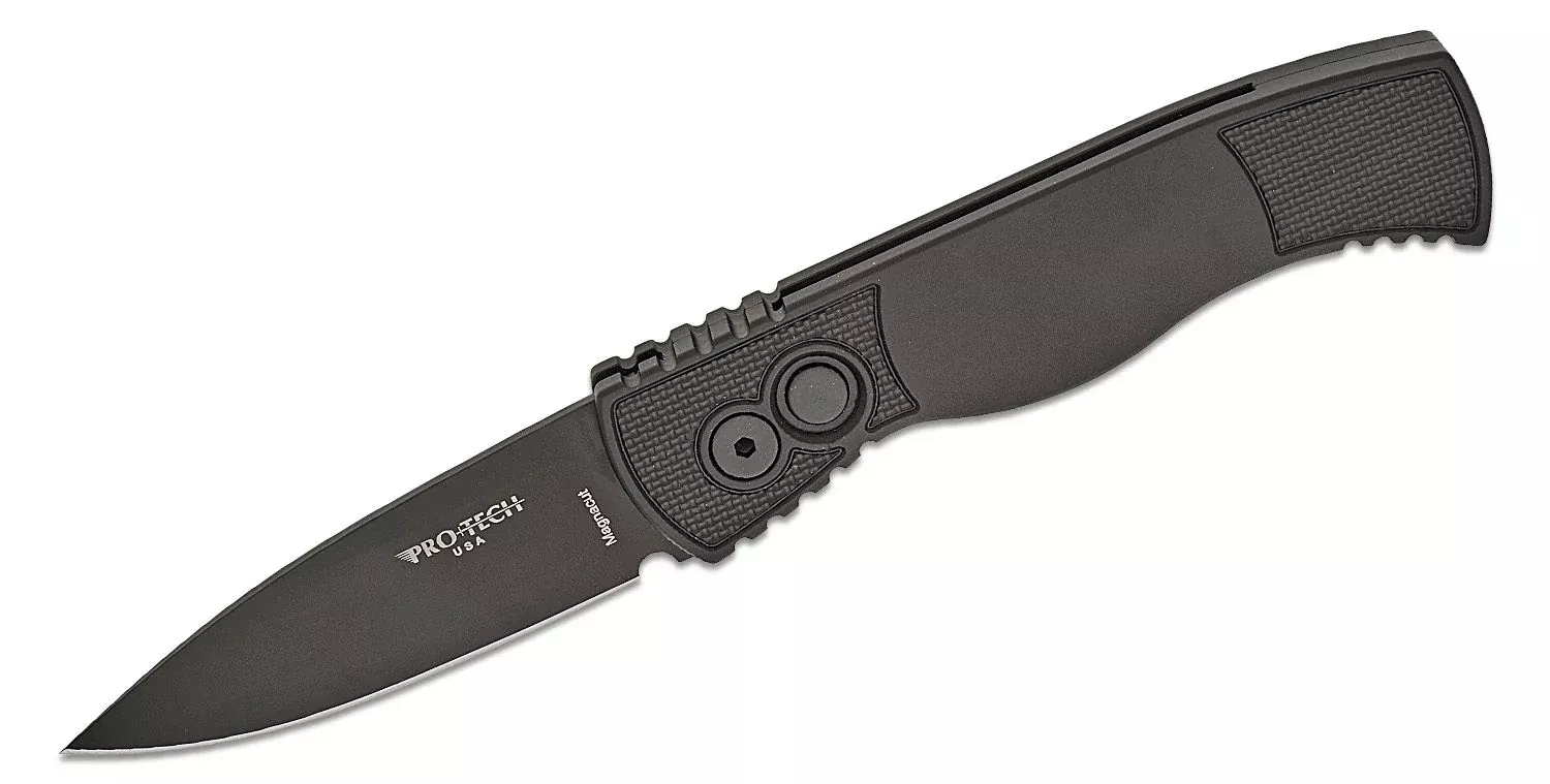Protech Tactical Response 2 Black DLC Magnacut Auto Folding Knife