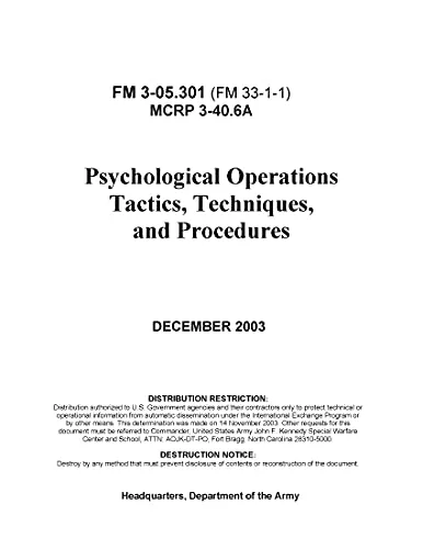 Psychological Operations Tactics, Techniques, and Procedures – PDF Download