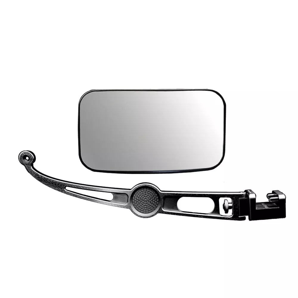PTM Edge Pontoon Mirror/Bracket Kit w/Mirror & PXR-100 (Black)