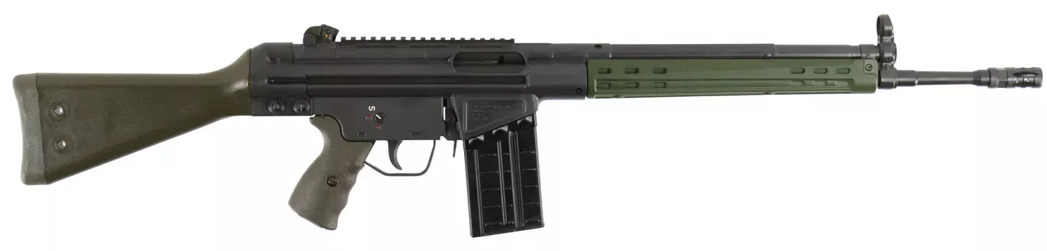 PTR GIR Rifle 308Win/7.62Nato Matte/Green 18"