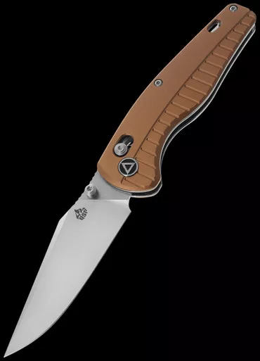 QSP Reptile Aluminium Champagne Folding Knife