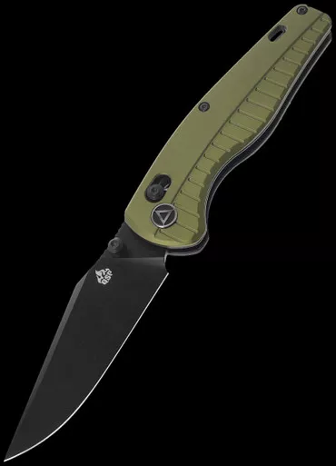 QSP Reptile Aluminium OD Green Folding Knife