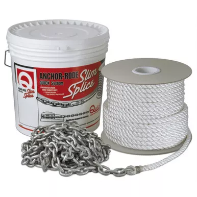 Quick Anchor Rode 7mm Chain with 100' 1/2" Rope
