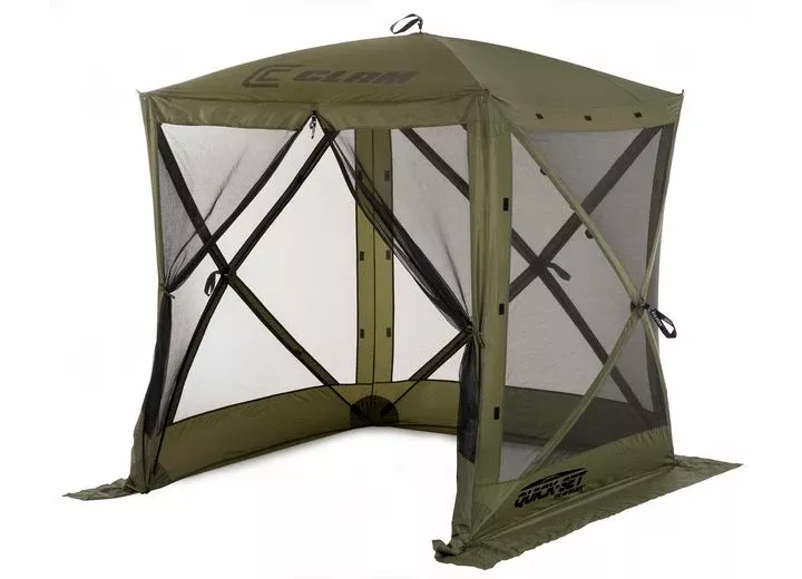Quick-Set Traveler 4-Sided Screen Shelter – Green with Black Mesh• 9870