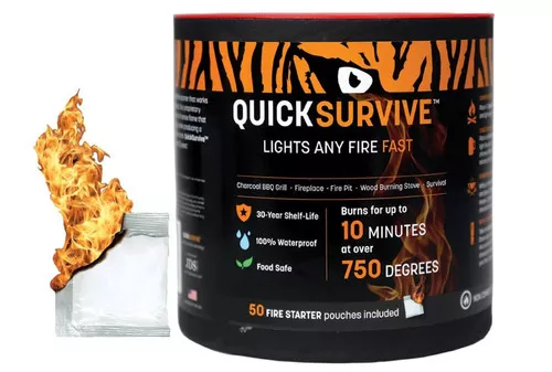 Quick Survive Fire Starter 50 Pack
