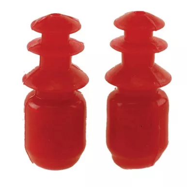 Radians Cease Fire Baffle Plugs One Pair Red, CF7000BP