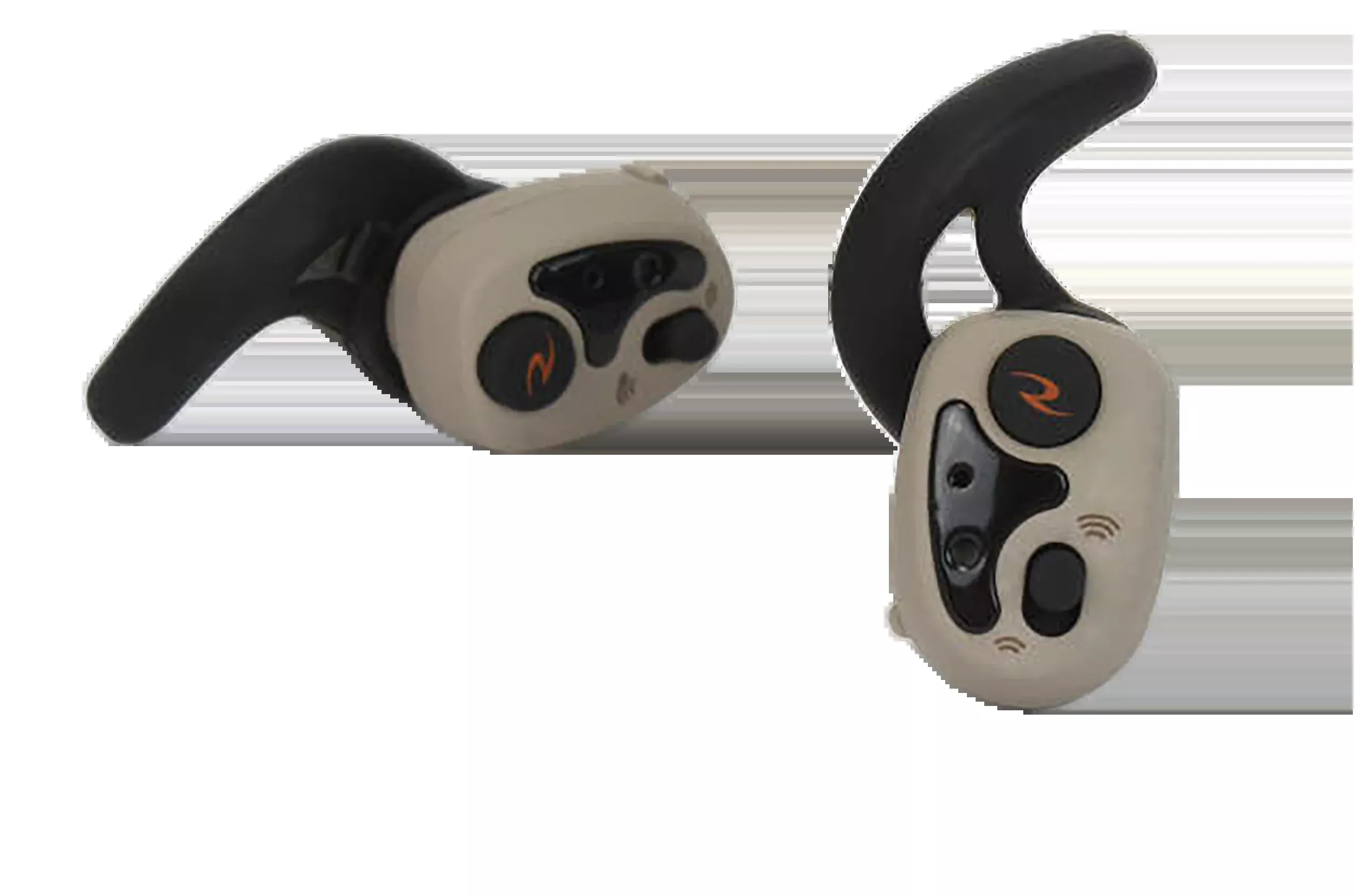 Radians Vertex Nano Wireless Electronic Earbuds, Hearing Protection NRR 25 dB, Tan – VXNANO40