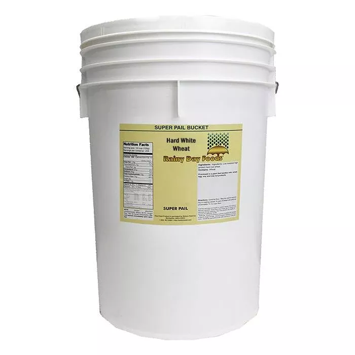 Rainy Day Foods – Hard White Wheat 5 Gallon Bucket