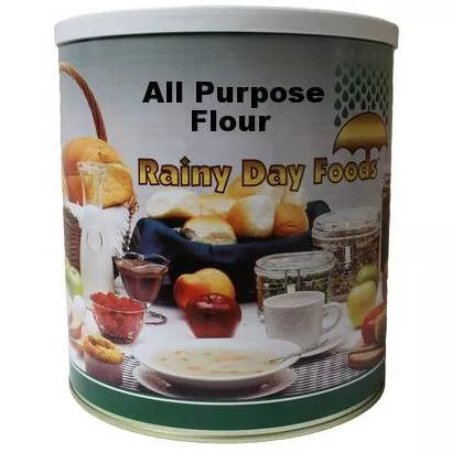 Rainy Day Foods Non-GMO All Purpose Flour #10 Cans – 6 Pack