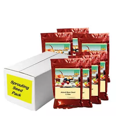 Rainy Day Foods Sprout Seed Case of 7 Bags