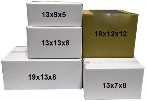 Rainy Day Foods Storage Box – One Box for #2.5 Cans White – 6 Pack