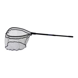 Ranger Nets Knotless Flat Bottom Rubber Coated Nets - Hoop Size: 25" x 25" - Handle Length: 54"-84"