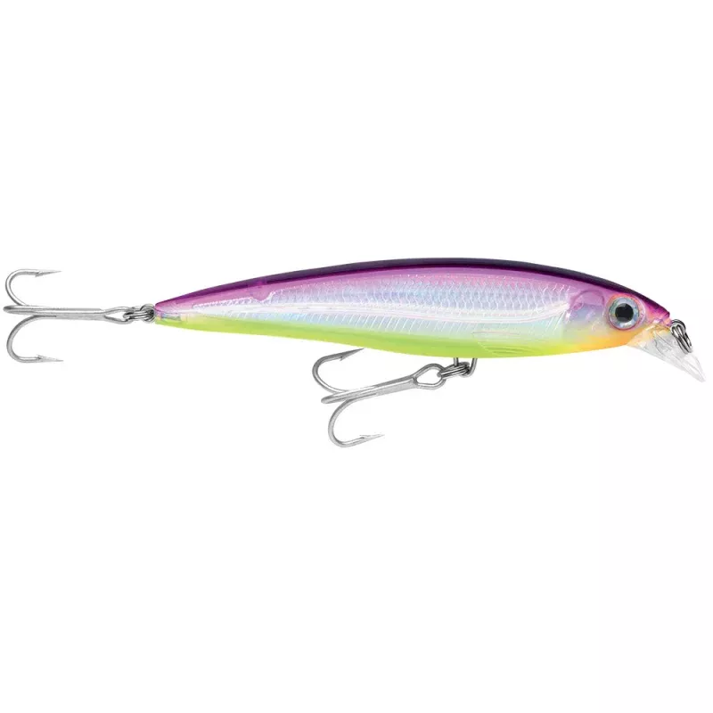 Rapala X-Rap Saltwater 4-3/4 Purple Chartreuse