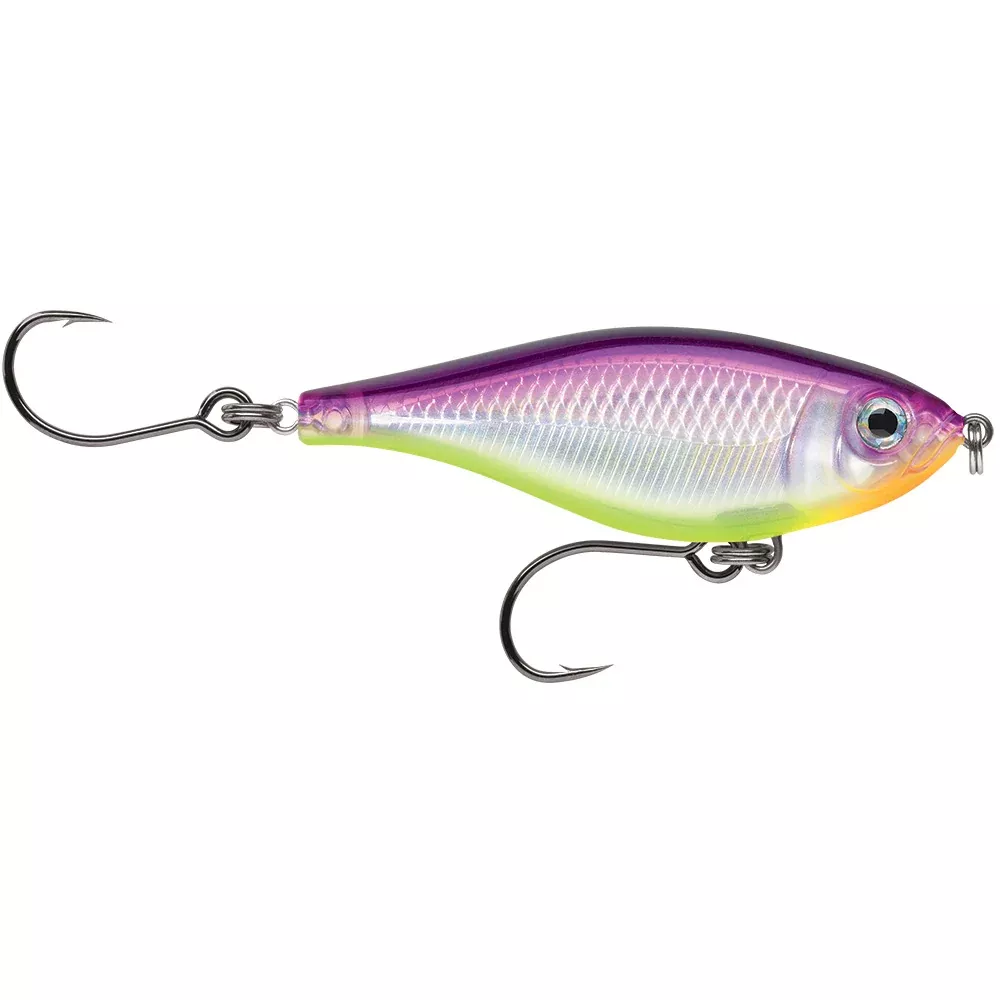 Rapala X-Rap Twitchin Mullet 2-1/2 Purple Chartreuse
