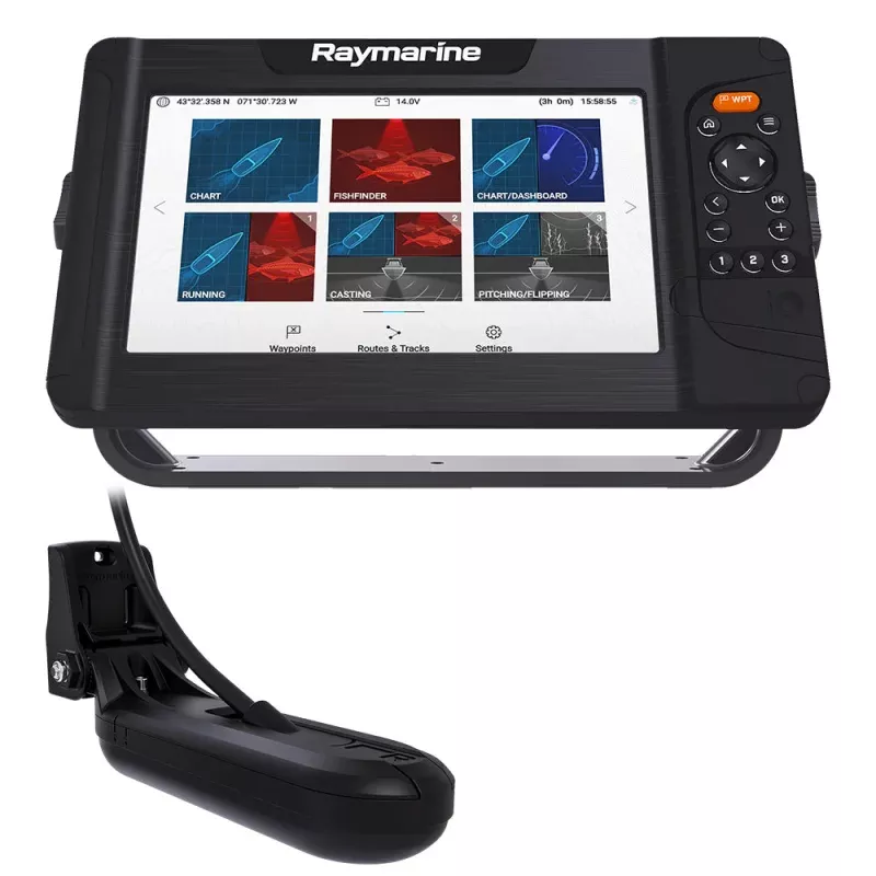 Raymarine Element 9 HV Combo w/HV-100 TransducerNav+ USCanada Chart