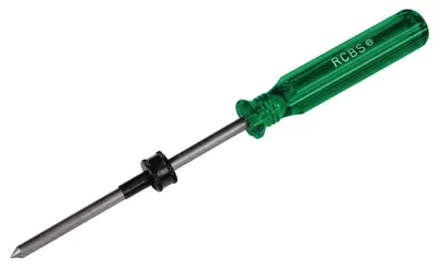 RCBS Flash Hole Deburring Tool w/ Case Pilot Stop .30 Caliber