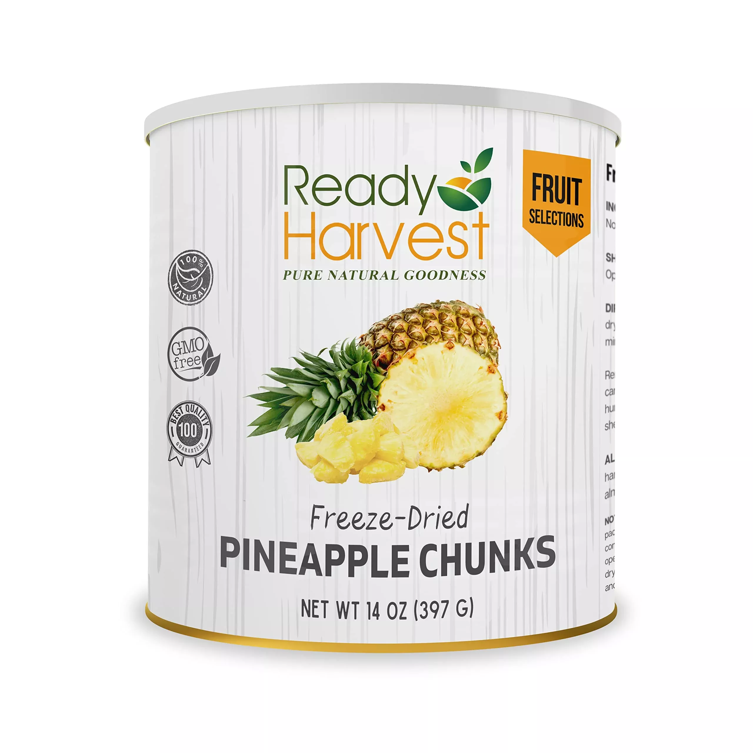 Ready Harvest Freeze-Dried Pineapples - #10 Can