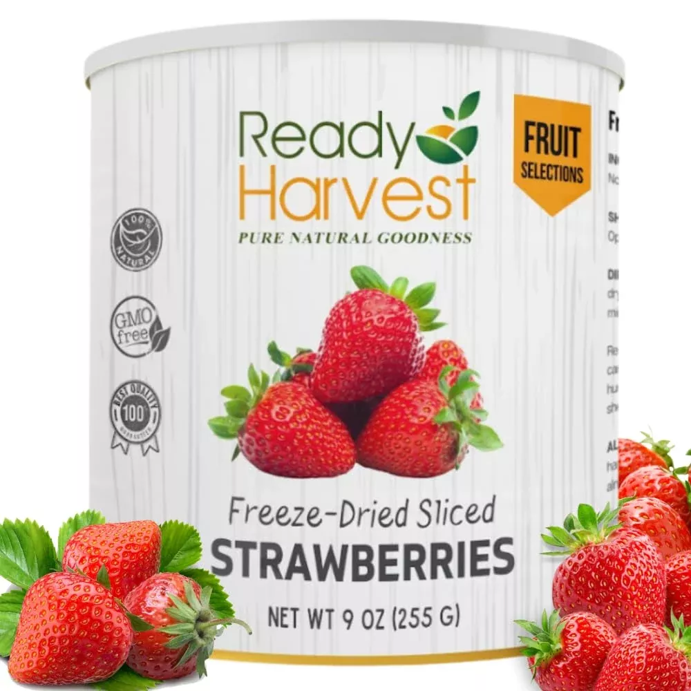 Ready Harvest Freeze-Dried Strawberries - #10 Can