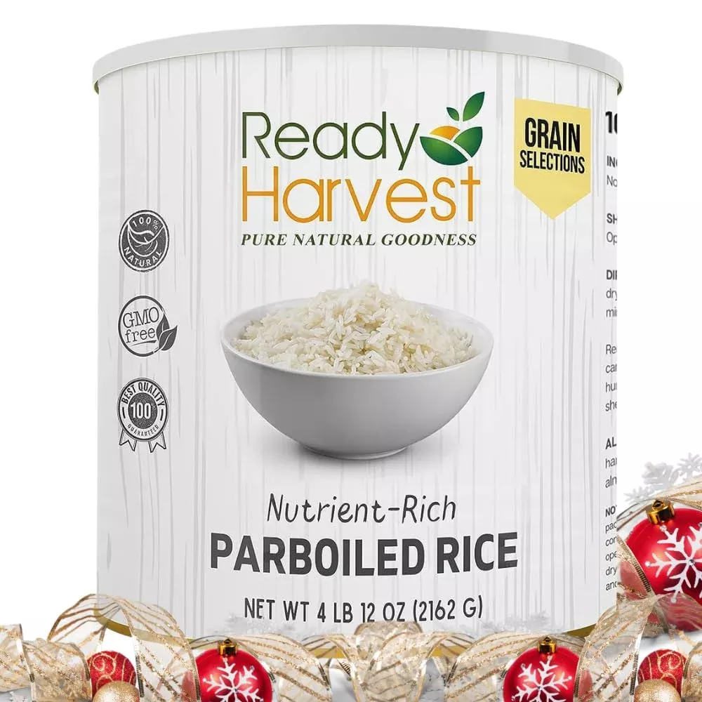 Ready Harvest Parboiled White Rice - #10 Can
