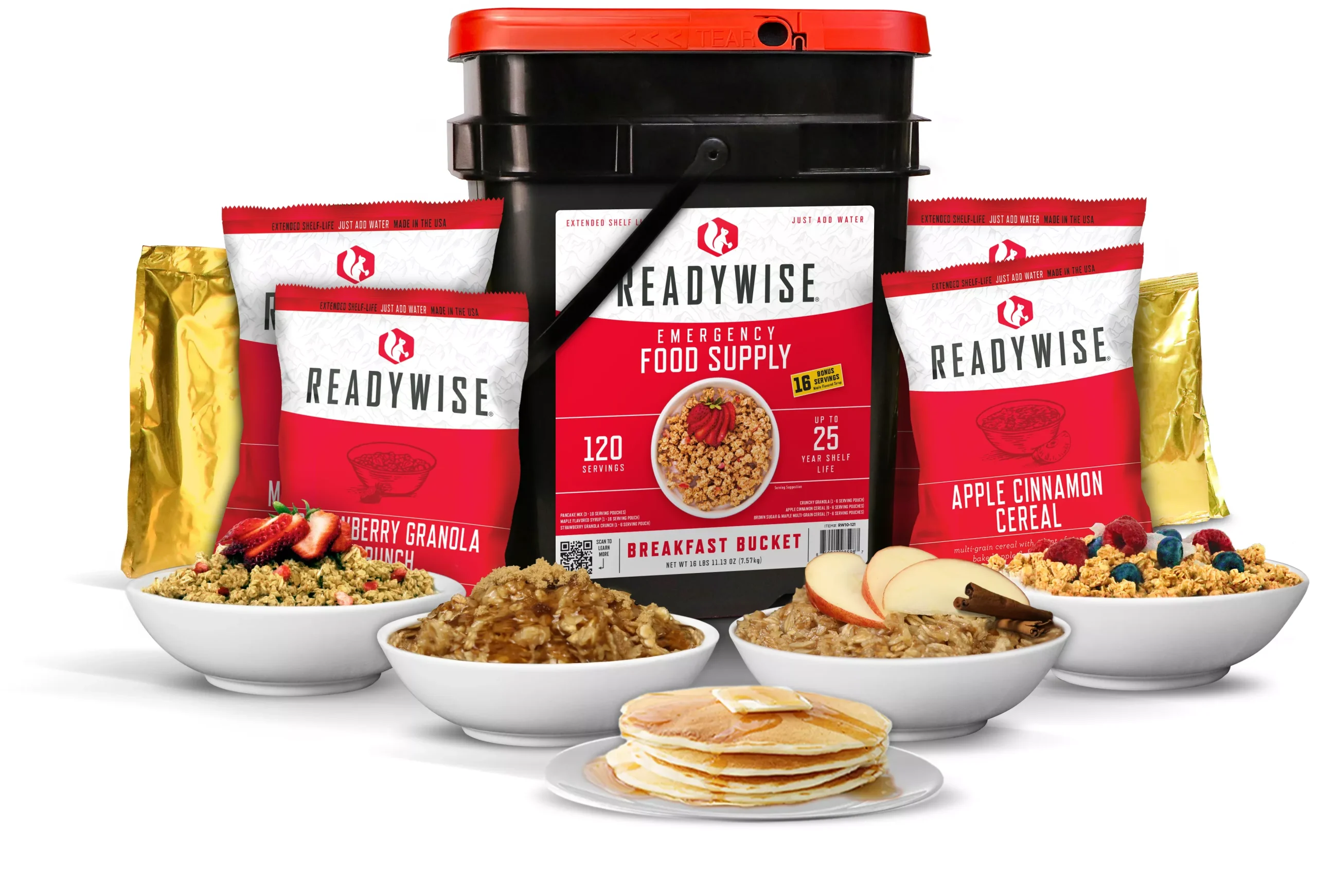 ReadyWise – 120 Serving Breakfast Bucket