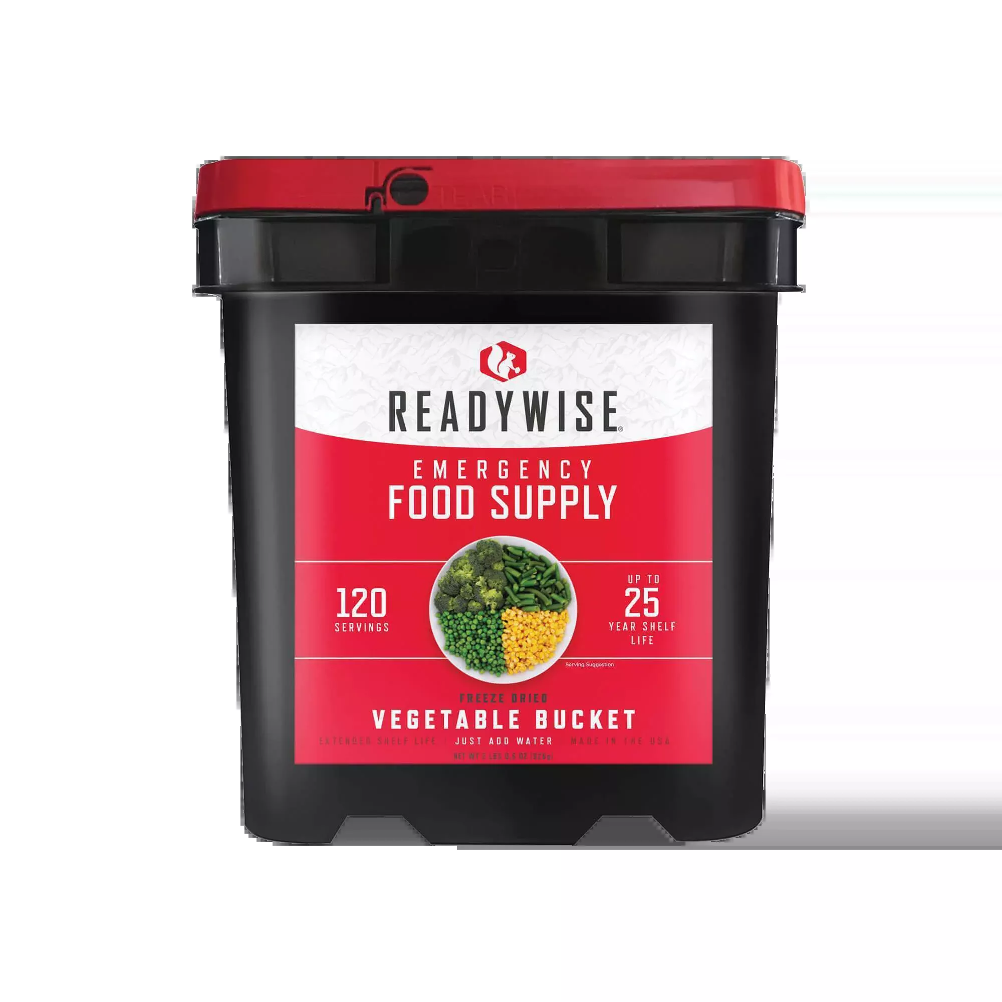 ReadyWise - 120 Serving Freeze-Dried Vegetable Bucket