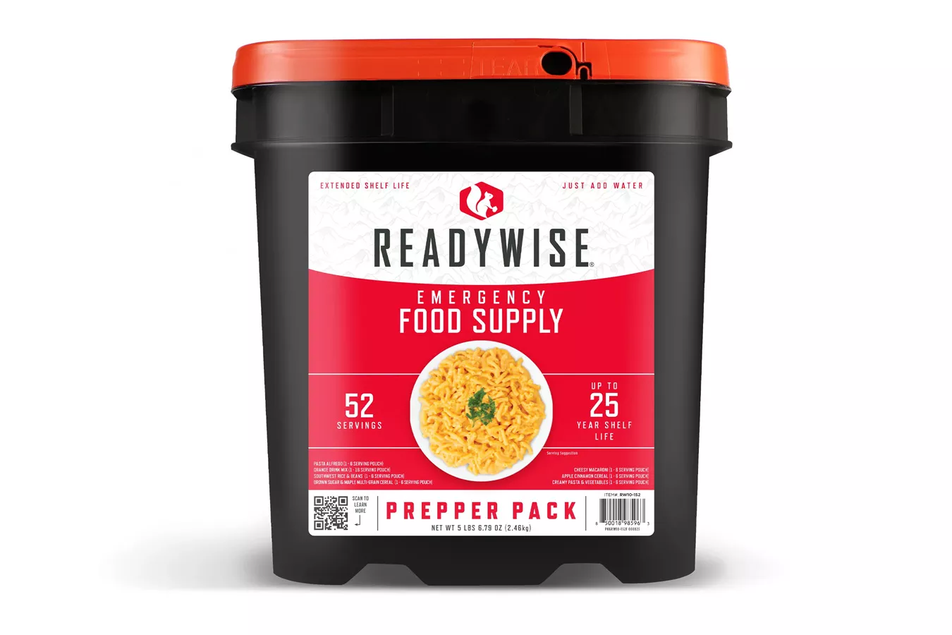 ReadyWise – 52 Serving Prepper Pack Bucket