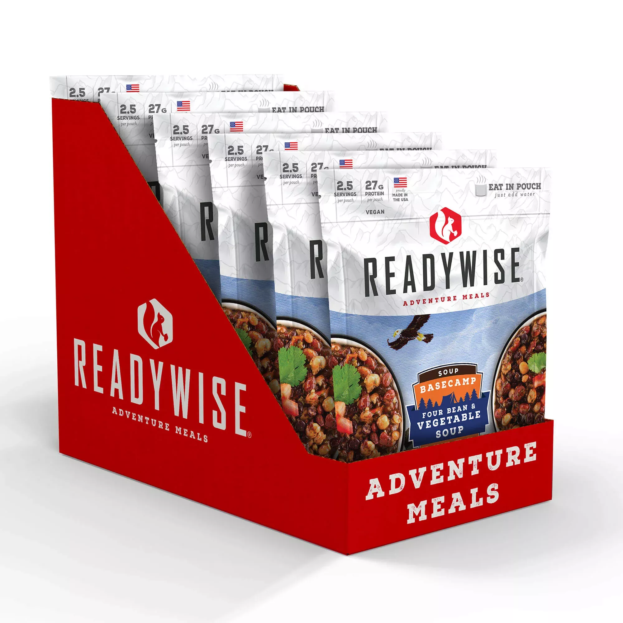 ReadyWise – Basecamp Four Bean and Vegetable Soup – 6 Pack