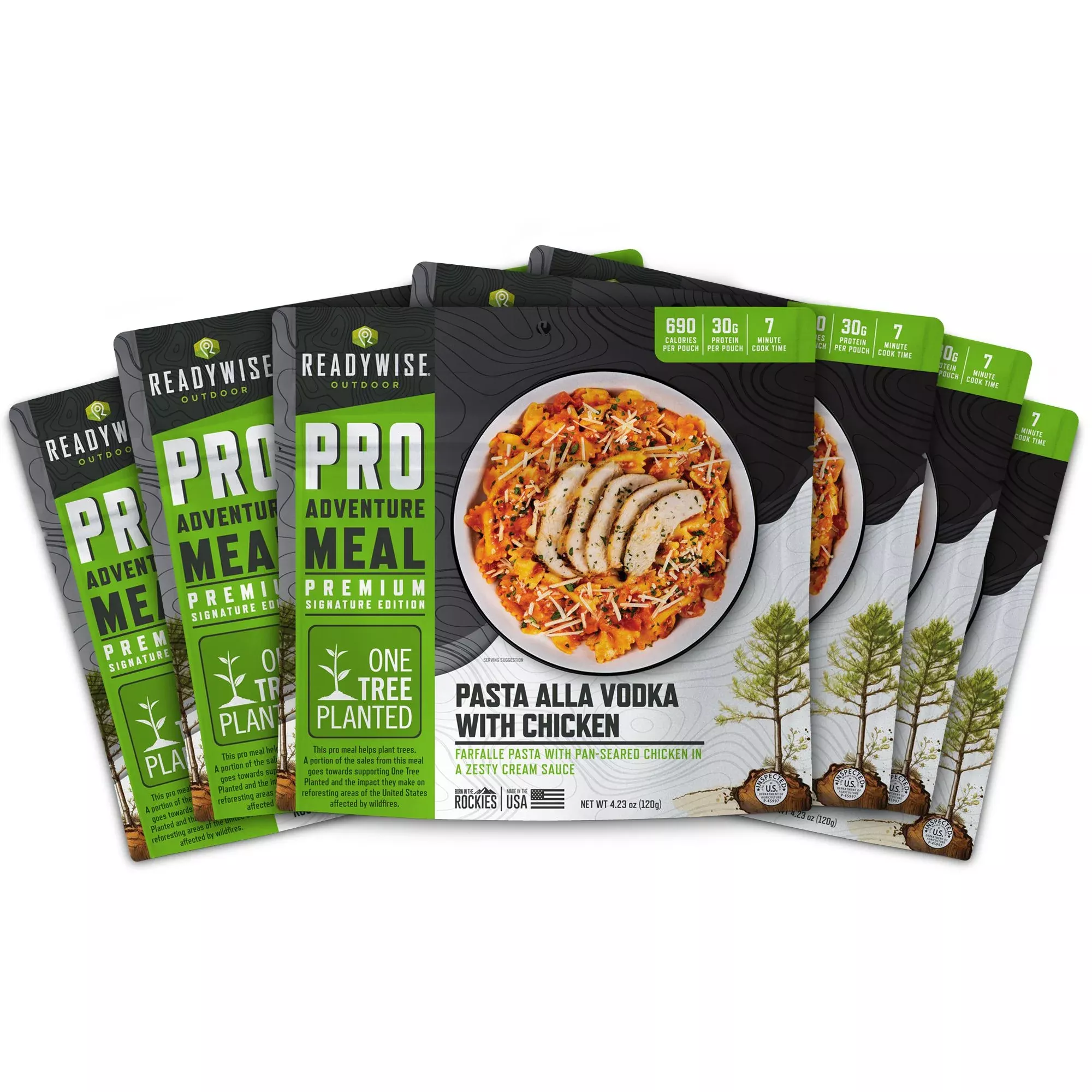 ReadyWise – Pro Adventure Meal Farfalle alla Vodka with Chicken – 6 Pack