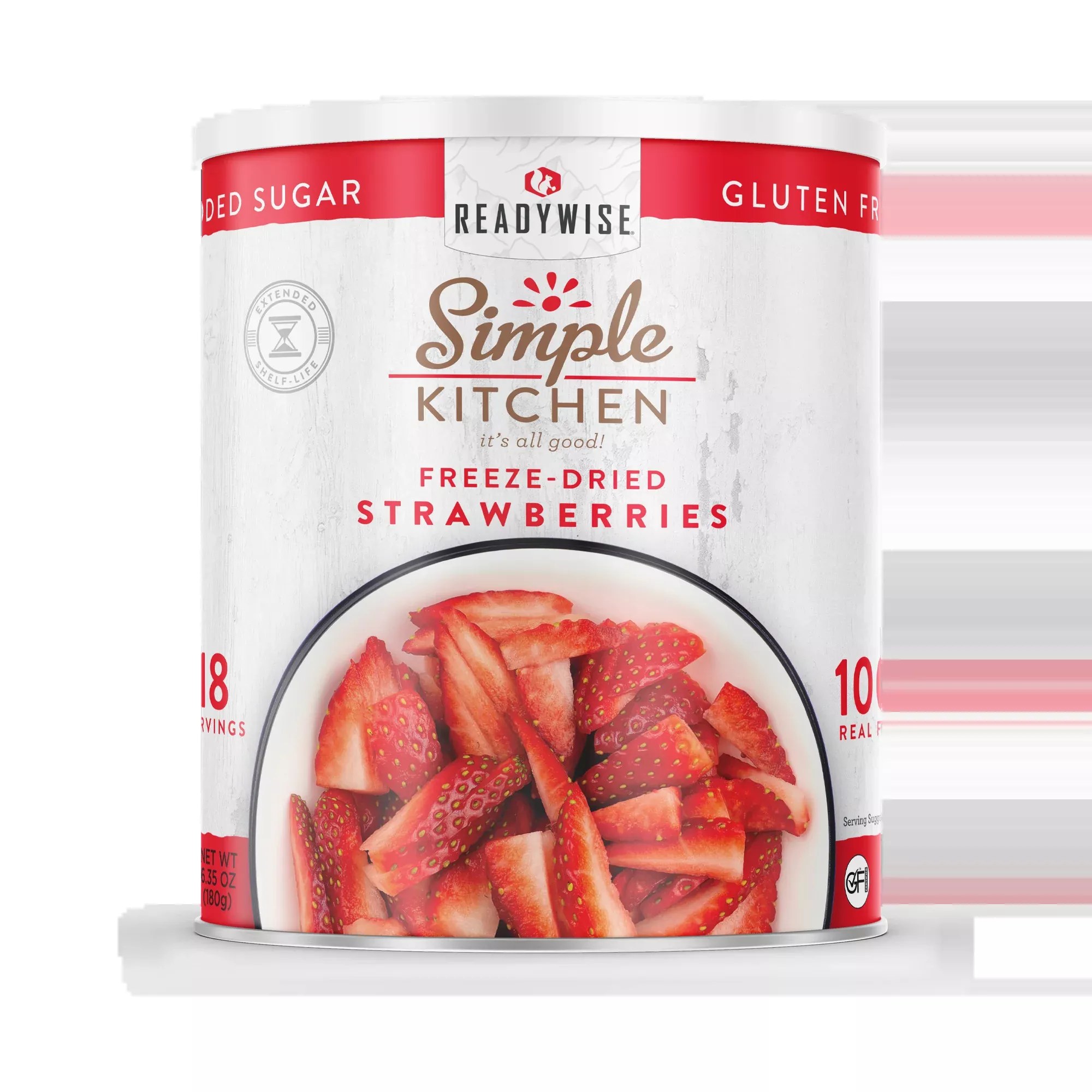ReadyWise - Simple Kitchen FD Sliced Strawberries - 18 Serving Can