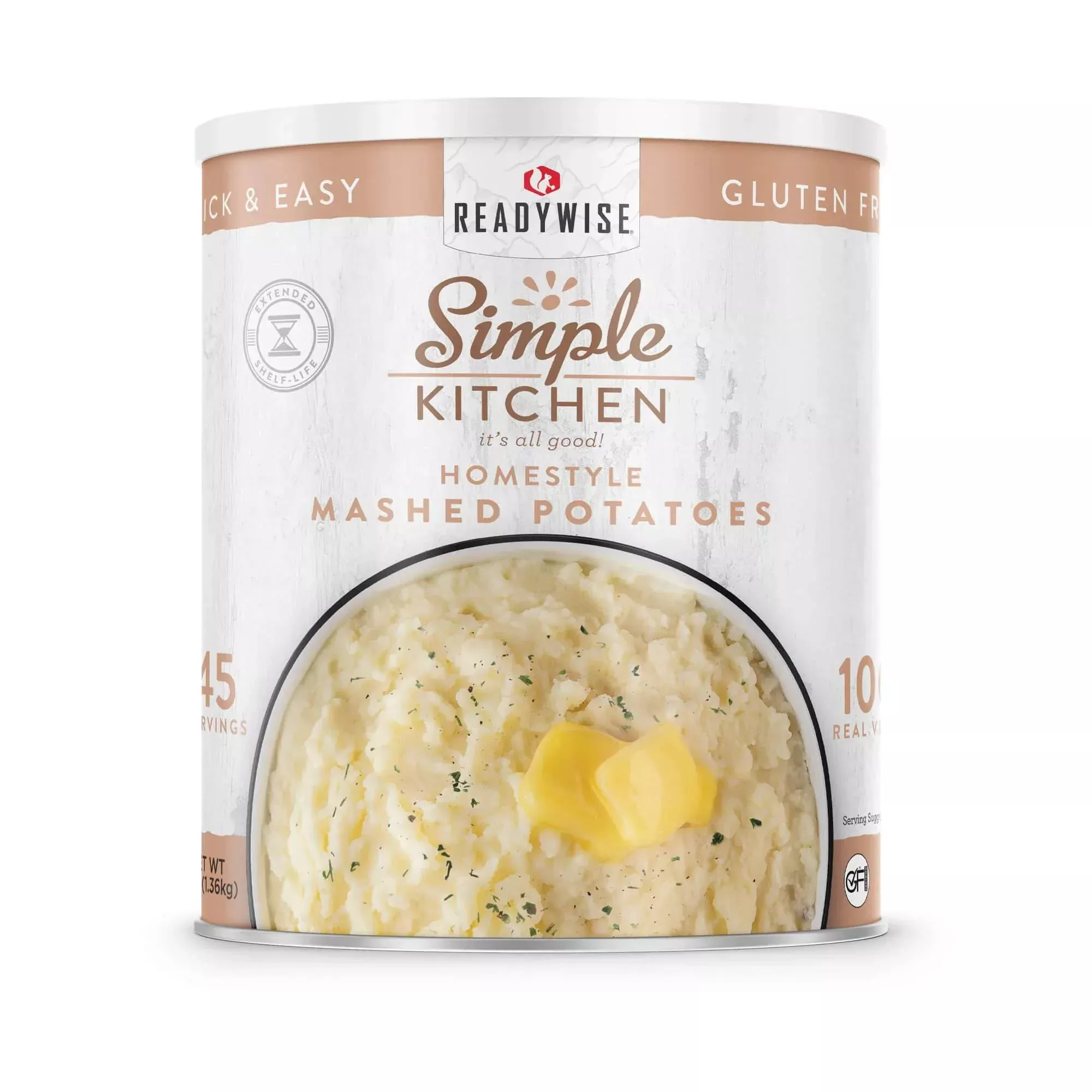 ReadyWise - Simple Kitchen Mashed Potatoes - 45 Serving Can