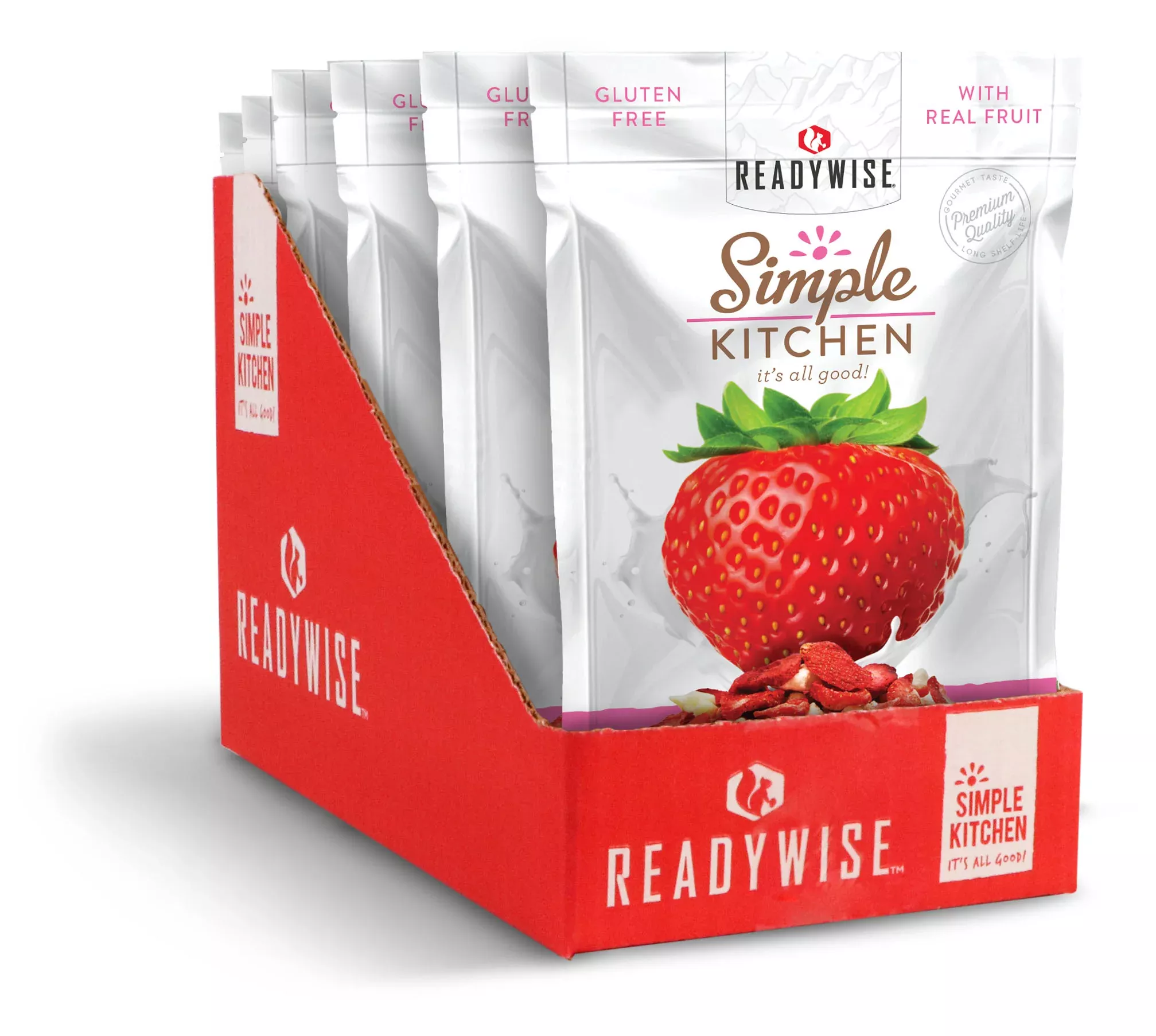 ReadyWise – Simple Kitchen Strawberries & Yogurt – 6 Pack