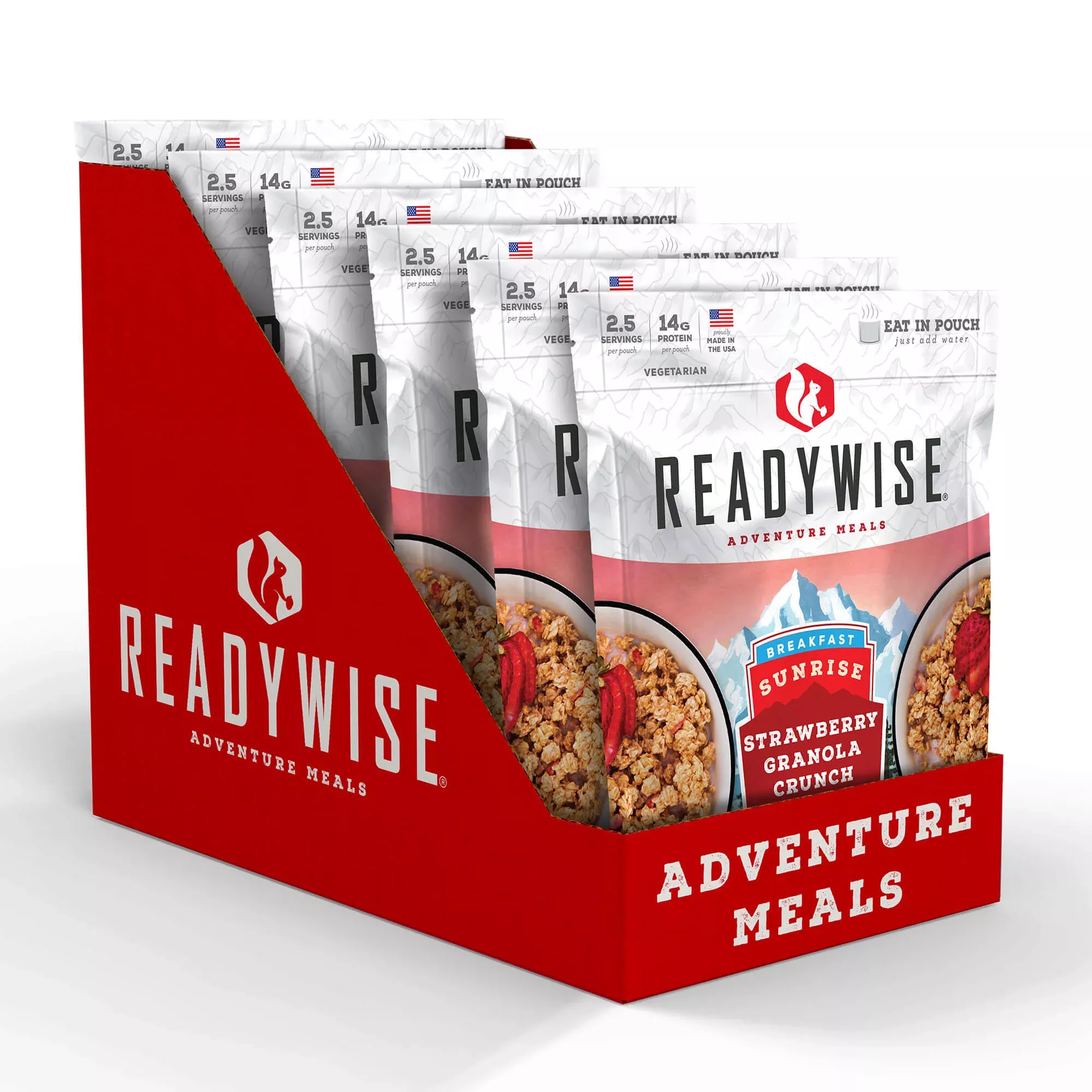 ReadyWise – Sunrise Strawberry Granola Crunch – 6 Pack