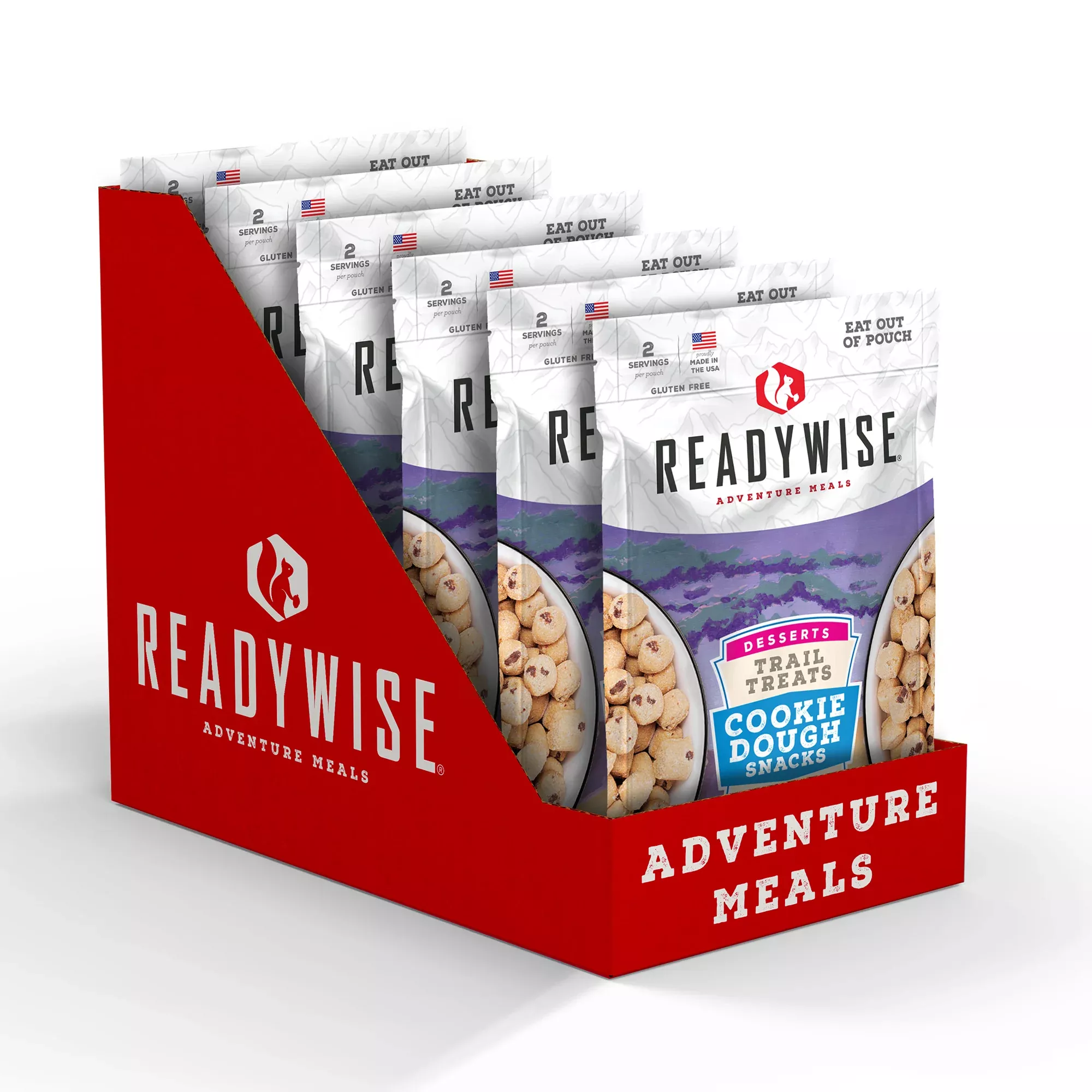 ReadyWise – Trail Treats Cookie Dough Snacks – 6 Pack