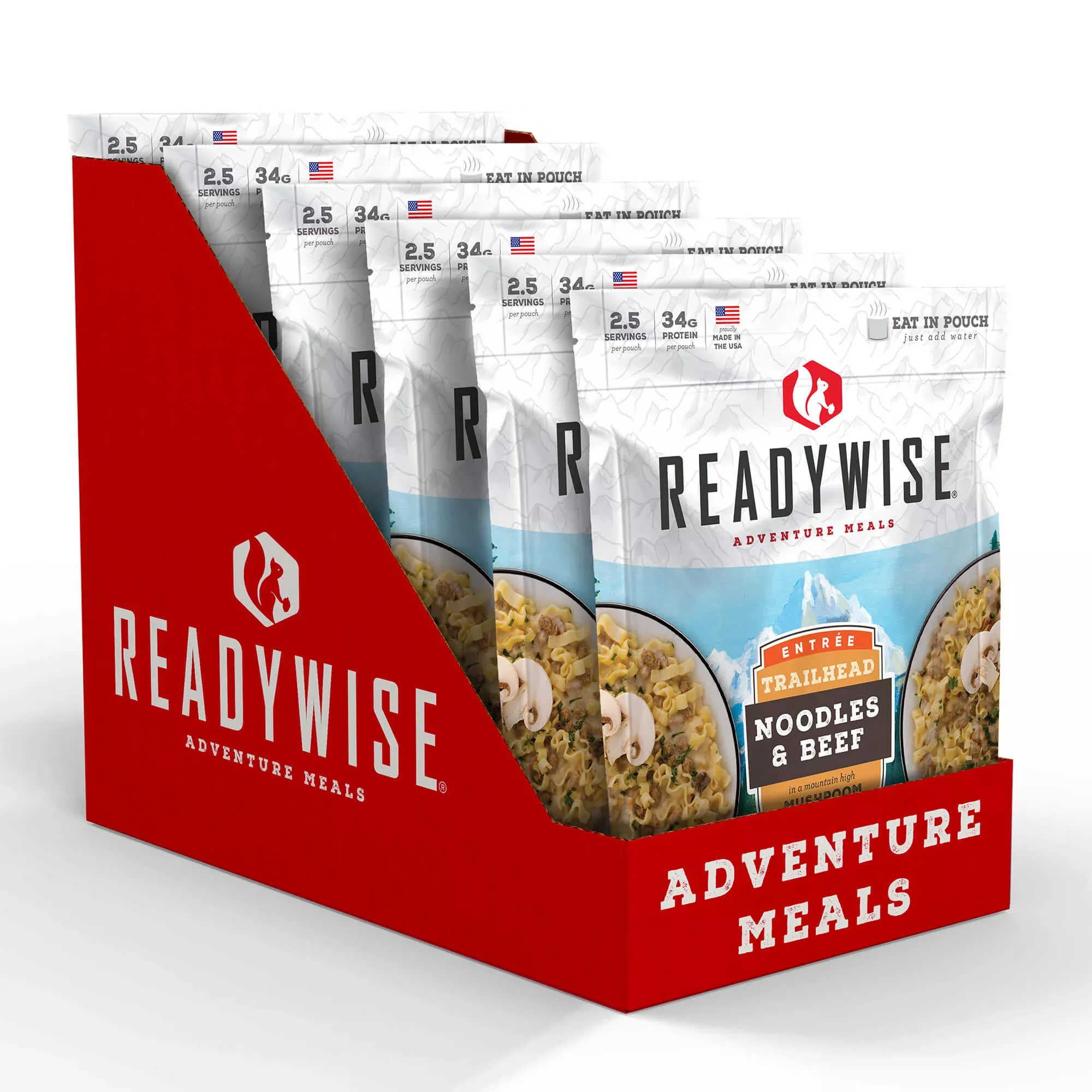 ReadyWise – Trailhead Noodles & Beef – 6 Pack