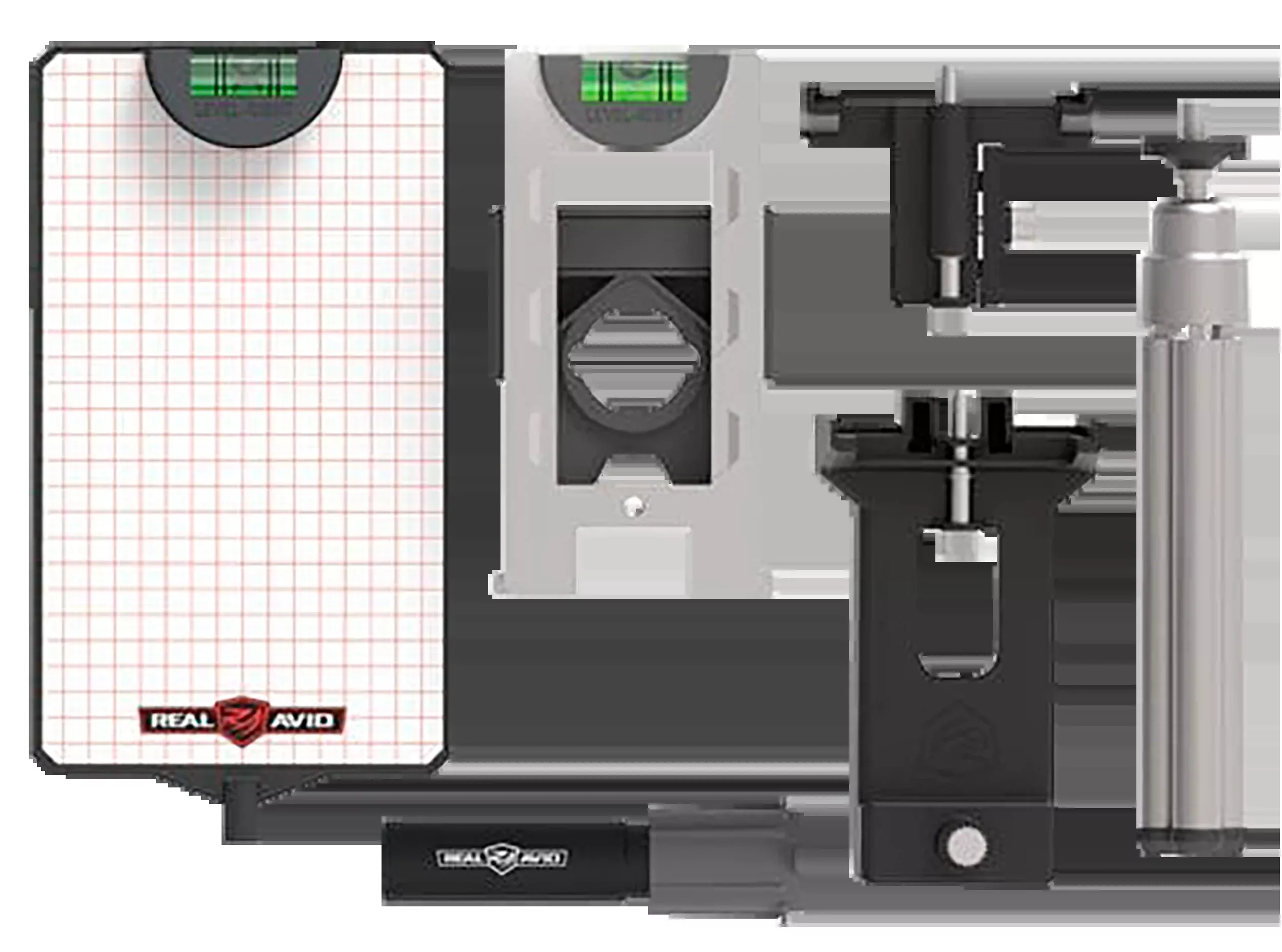 Real Avid Level Right Pro Rifle Scope Reticle Leveling Kit with Rechargeable Light, AVLVLRP